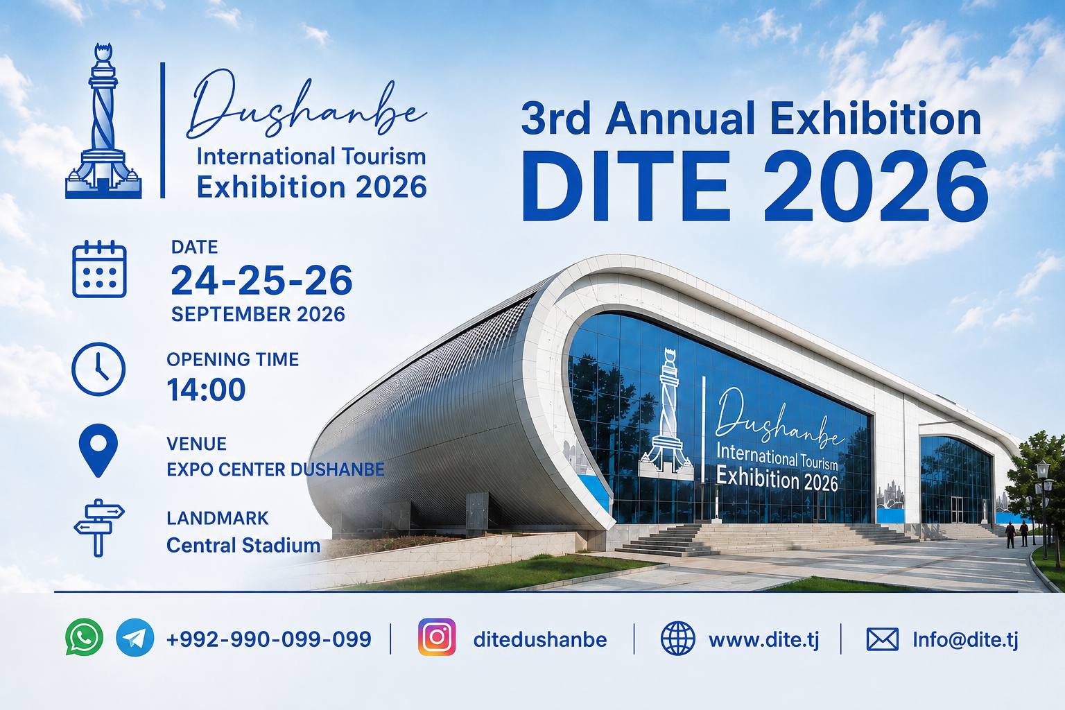 Dushanbe prepares for “Dushanbe-2025” International Tourism Exhibition